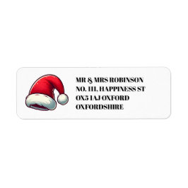 Personalize Jolly Brain Warmer Return Labels