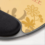 Personalize, Jubilee Anniversary Nun Cross, Wirbel Gel Mousepad<br><div class="desc">Wirbel,  Blume und Blätter in Braun,  Orange und Gelb,  vereinen sich zu einem hübschen Effekt auf dieses Jubiläum-Geschenk,  Souvenir,  Geschenk oder Party,  das für eine katholische Nun unverzichtbar ist. Ich wünsche ihr ein glückliches Jubiläum. Dieser Glückwunschartikel ist perfekt für jedes Jahr.</div>