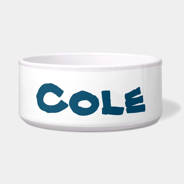 Personalize - Large Pet Bowl - HAMbyWhiteGlove Napf (Vorderseite)