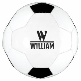 Personalize Monogram Name Fußball