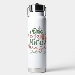 Personalize One Lucky Nicu Nurse Trinkflasche