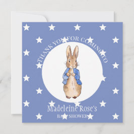 Personalize Peter das Kaninchen Vielen Dank Dankeskarte