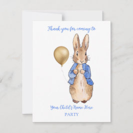 Personalize Peter the Rabbit Vielen Dank
