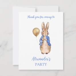 Personalize Peter the Rabbit Vielen Dank