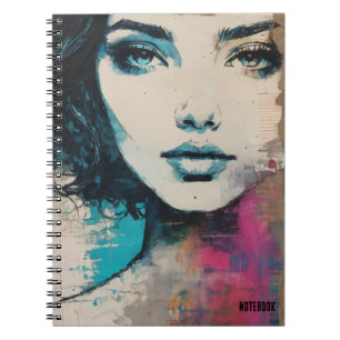 PERSONALIZE: Portrait "Ich sehe" Notebook-Journa Notizblock