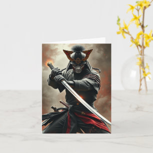 PERSONALIZE Samurai Warrior Karte