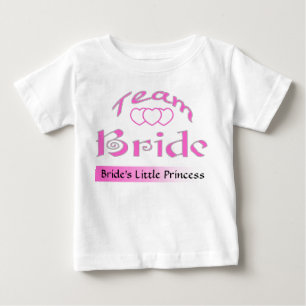 PERSONALIZE TEAM BRIDE BABY T-SHIRT