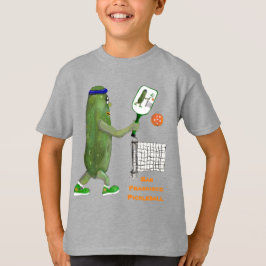 Personalize Text Funny Pickle Player T-Shirt