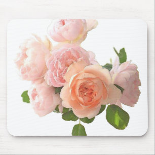 Personalize Trendy Modern Template Elegant Roses Mousepad