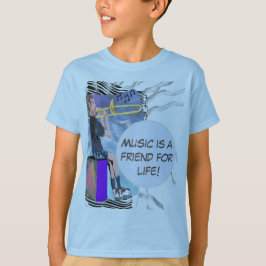 Personalize Trombone Music ist ein Freund des Lebe T-Shirt