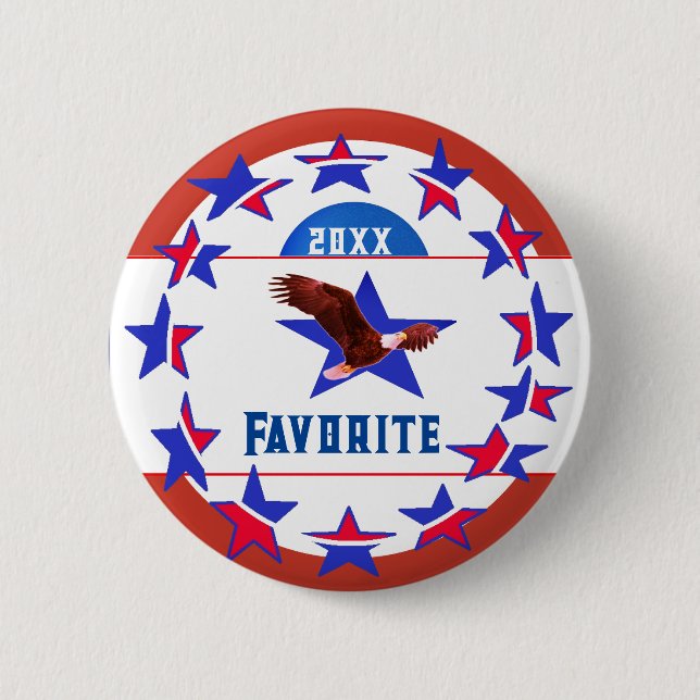 Personalize W/ Favorite Candidate - Vote Button (Vorderseite)