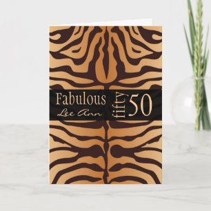 Personalized 50th Birthday Card for Baby Boomer Wo Karte