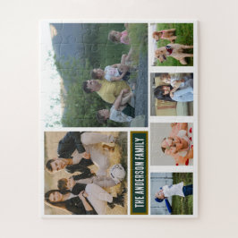 Personalized 6‑Photo Family Name - Gift  Puzzle