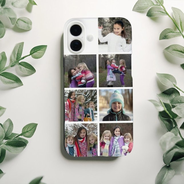Personalized 7 Photo Collage Case-Mate iPhone Hülle (Von Creator hochgeladen)