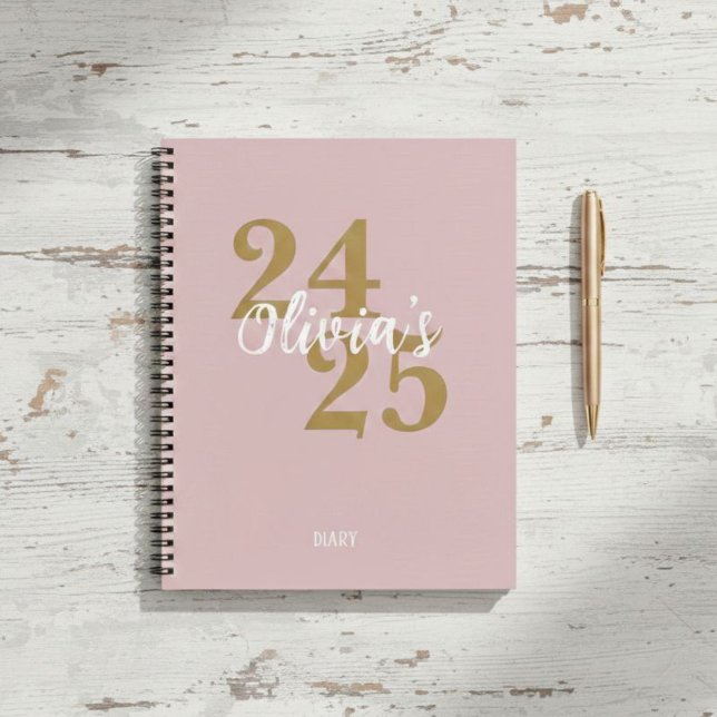 Personalized Academic Diary 2024-2025 Notizbuch (Von Creator hochgeladen)