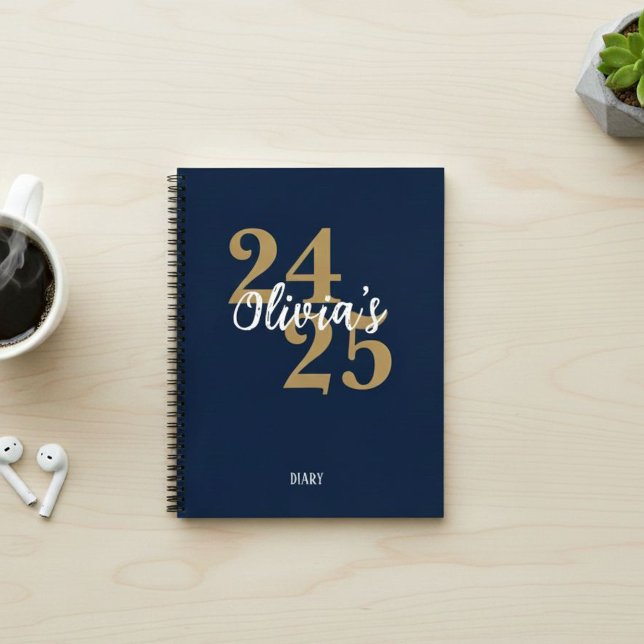 Personalized Academic Diary 2024-2025  Notizbuch (Von Creator hochgeladen)