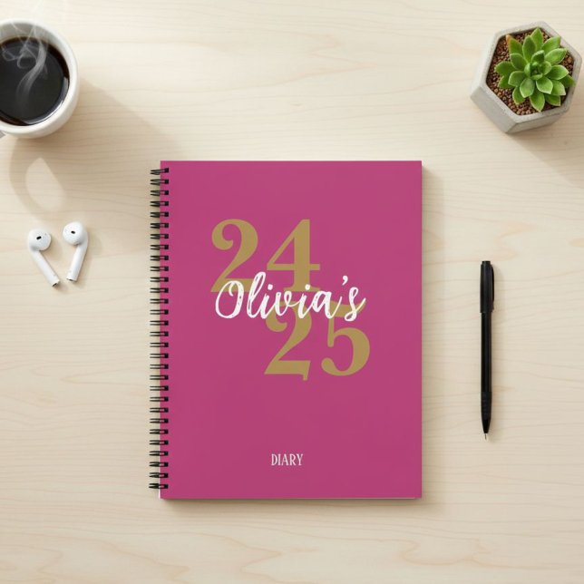 Personalized Academic Diary 2024-2025 Notizbuch (Von Creator hochgeladen)