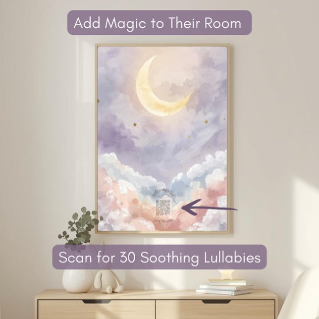Personalized Acrylic Nursery Sign | Pastel Moon Acrylschild (Von Creator hochgeladen)