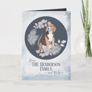 Personalized American Foxhound Christmas Feiertagskarte