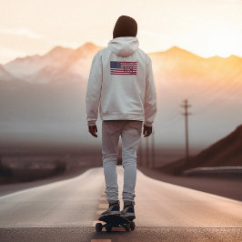 Personalized American Soccer Athlete Patriotic  Hoodie