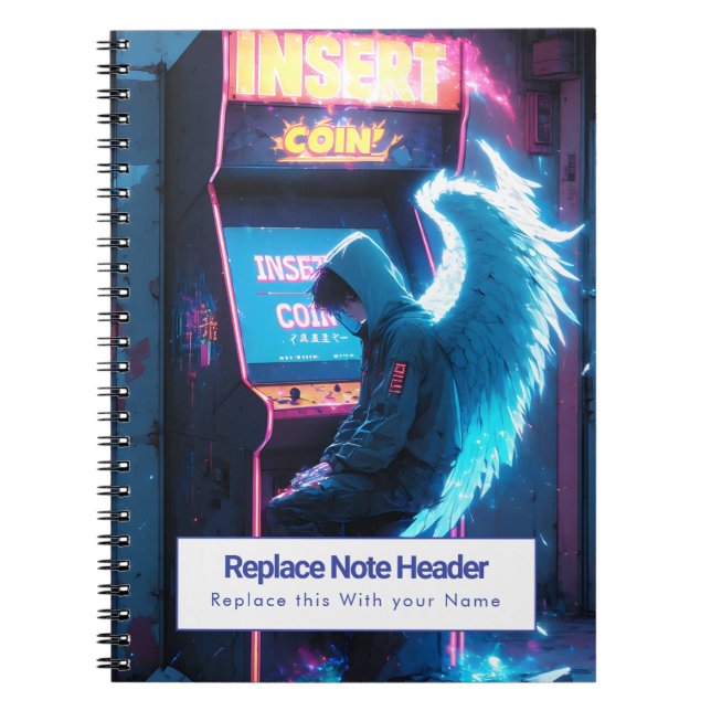 Personalized Anime Themed Notebook Notizblock (Vorderseite)