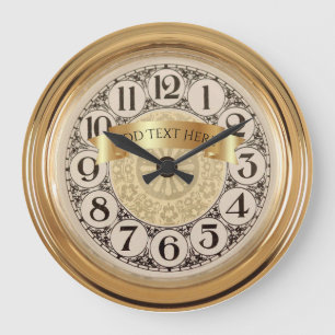 Personalized Anniversary Wall Clock Große Wanduhr
