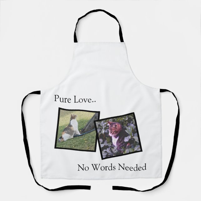 Personalized Apron for Animal Lovers Schürze (Vorderseite)