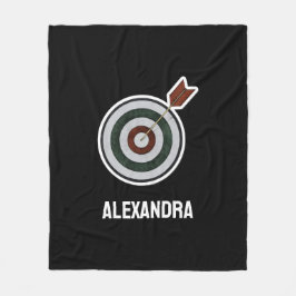 Personalized Archery Custom Archer Bow Arrows Fleecedecke