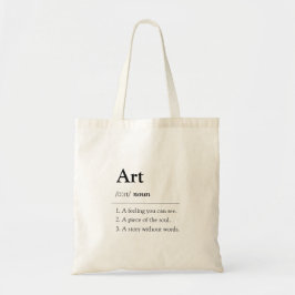 Personalized Art Definition Tote Bag Tragetasche