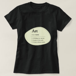 Personalized Art Dictionary Style T-Shirt