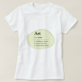 Personalized Art Dictionary Style T-Shirt