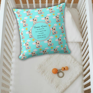 Personalized Baby Bird Pillow Kissen
