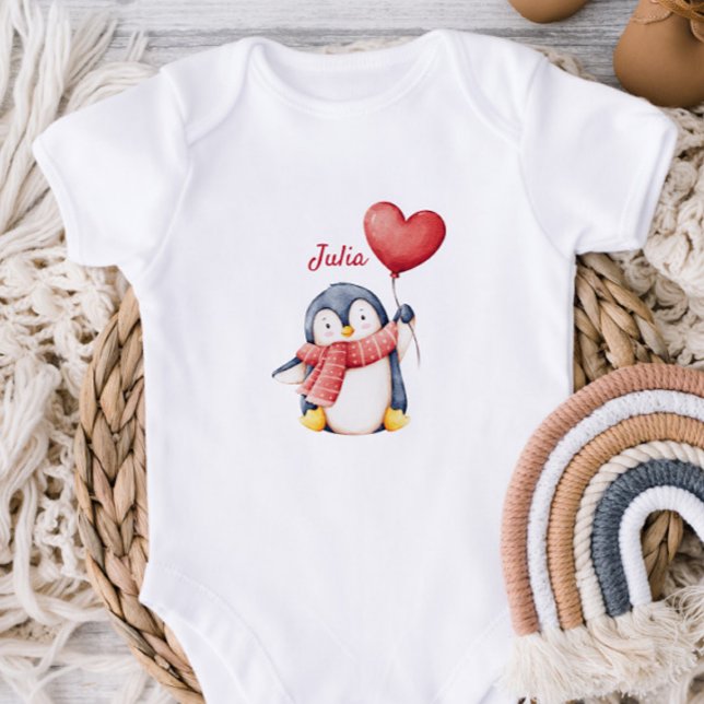 Personalized Baby Bodysuit With A Cute Penguin Strampler (Von Creator hochgeladen)