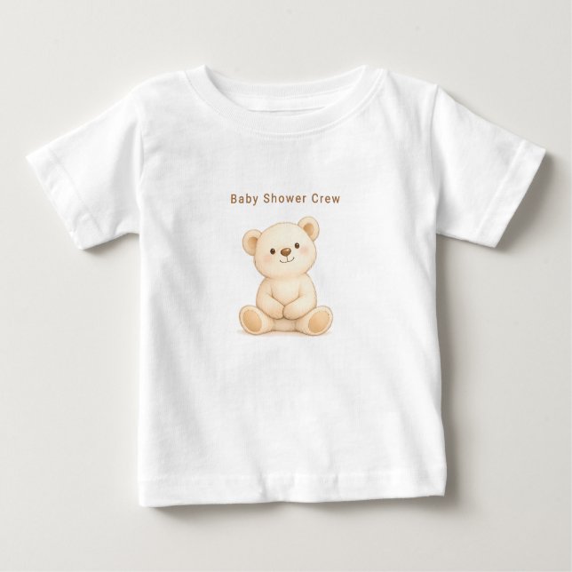 Personalized Baby Shower Baby T-shirt (Vorderseite)