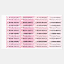 Personalized Back to School Axolotl Name Stickers
