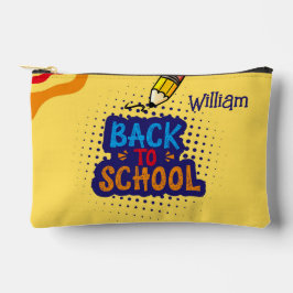 Personalized "Back To School" Fun Doodle Zubehörtasche