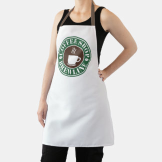 Personalized Barista Aprons for Coffee Shop Café Schürze