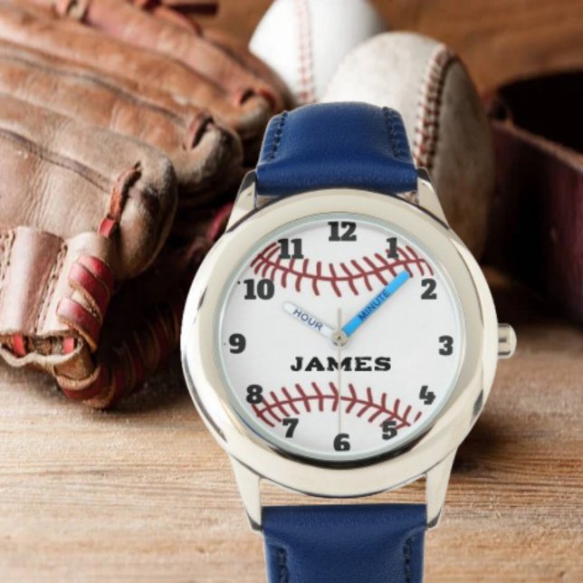 Personalized Baseball Boys or Girls Armbanduhr (Von Creator hochgeladen)