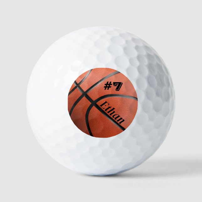 Personalized Basketball Golfball (Vorderseite)