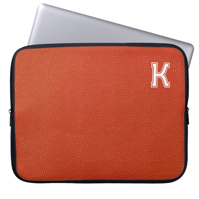 Personalized Basketball Laptop Sleeve (Vorderseite)