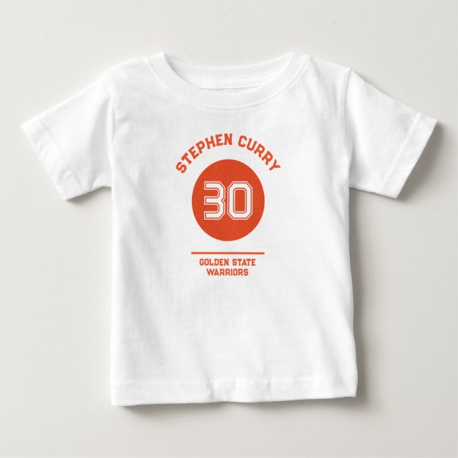 Personalized Basketball Player Sport Name Simple Baby T-shirt (Vorderseite)