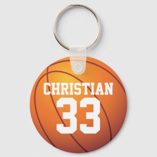 Personalized Basketball Schlüsselanhänger