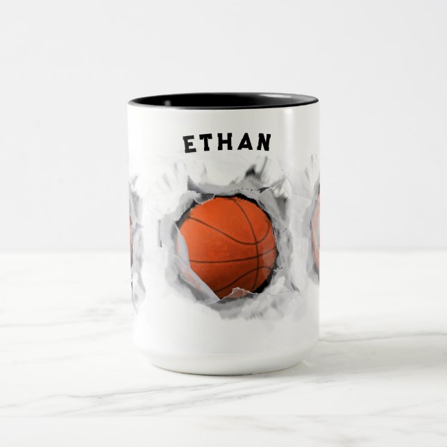 Personalized Basketball Tasse (Zentrum)