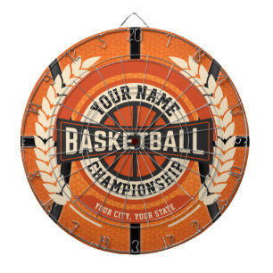 Personalized Basketball Team Player Custom Athlete Dartscheibe