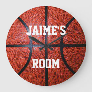 Personalized Basketball Wall Clock Große Wanduhr
