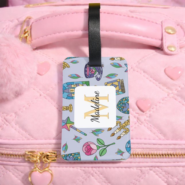 Personalized Beauty and the Beast Book Girl Gepäckanhänger (Von Creator hochgeladen)