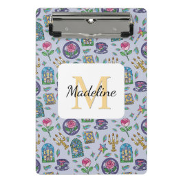 Personalized Beauty and the Beast Book Girl Mini Klemmbrett