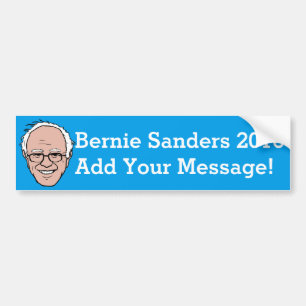 PERSONALIZED Bernie Sanders Cartoon Face Autoaufkleber