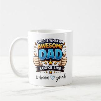Personalized Best Daddy Ever | Custom Father’s Day Kaffeetasse