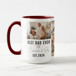 Personalized BEST DADDY Photo|Custom Father’s Day Tasse